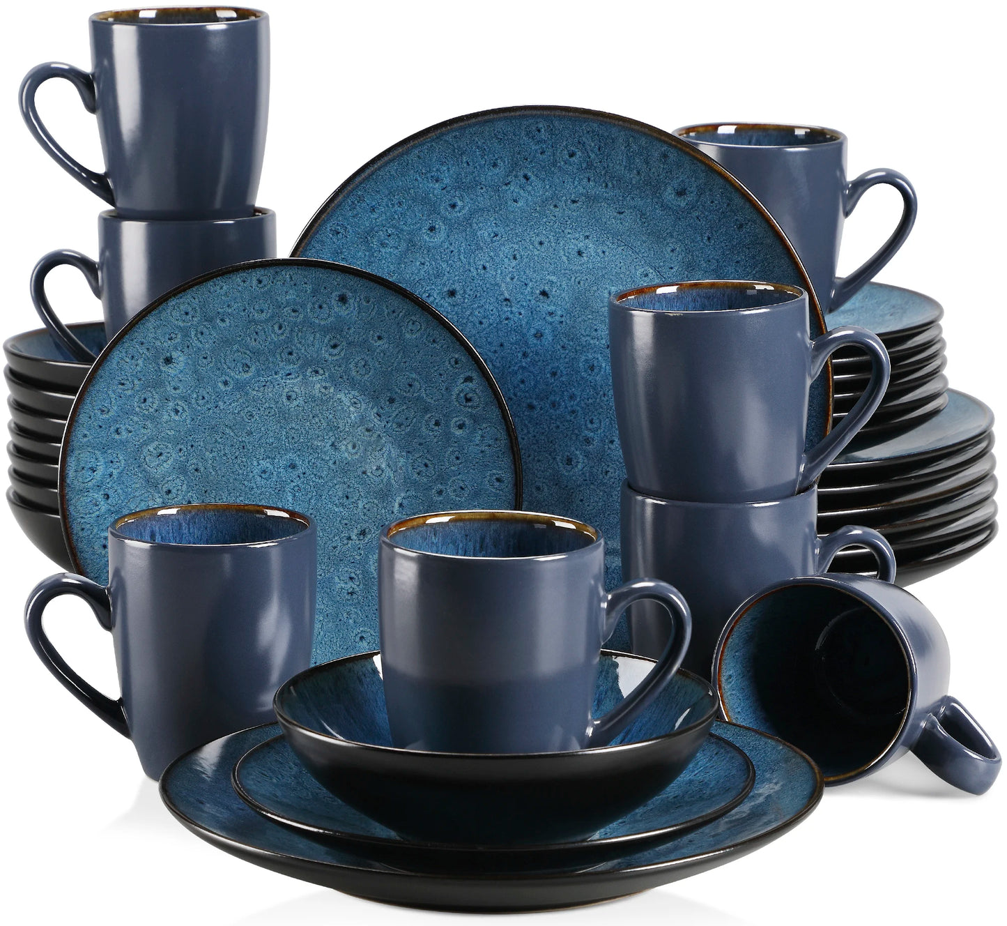 Vancasso BUBBLE 16/32/48-Piece Vintage Tableware Set