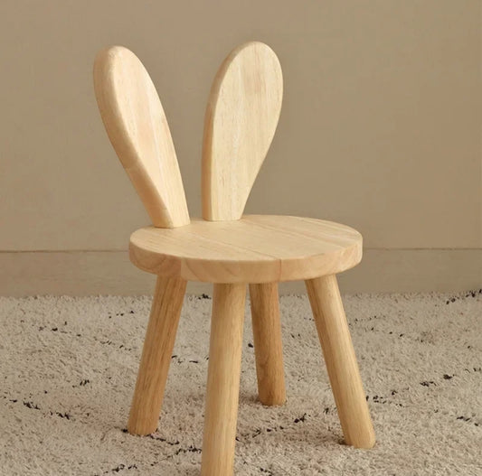 Bunny Ears Wooden Chair