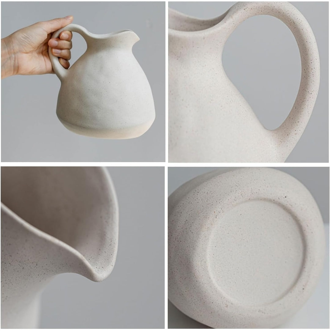 Handmade White Ceramic Vase