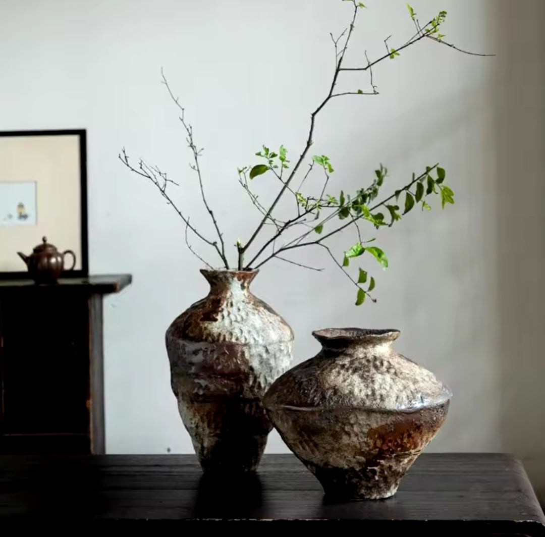 Rustic Stoneware Handmade Vase