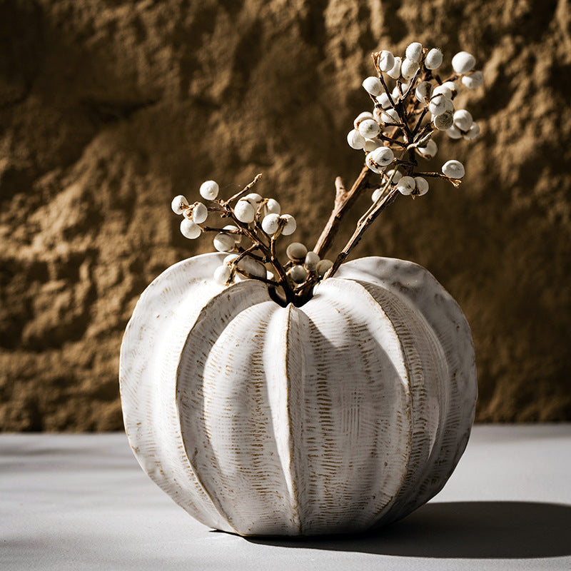 Ceramic Pumpkin Vase