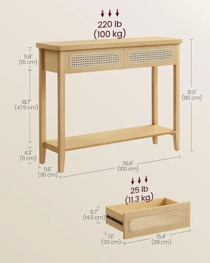 Console Table with Storage