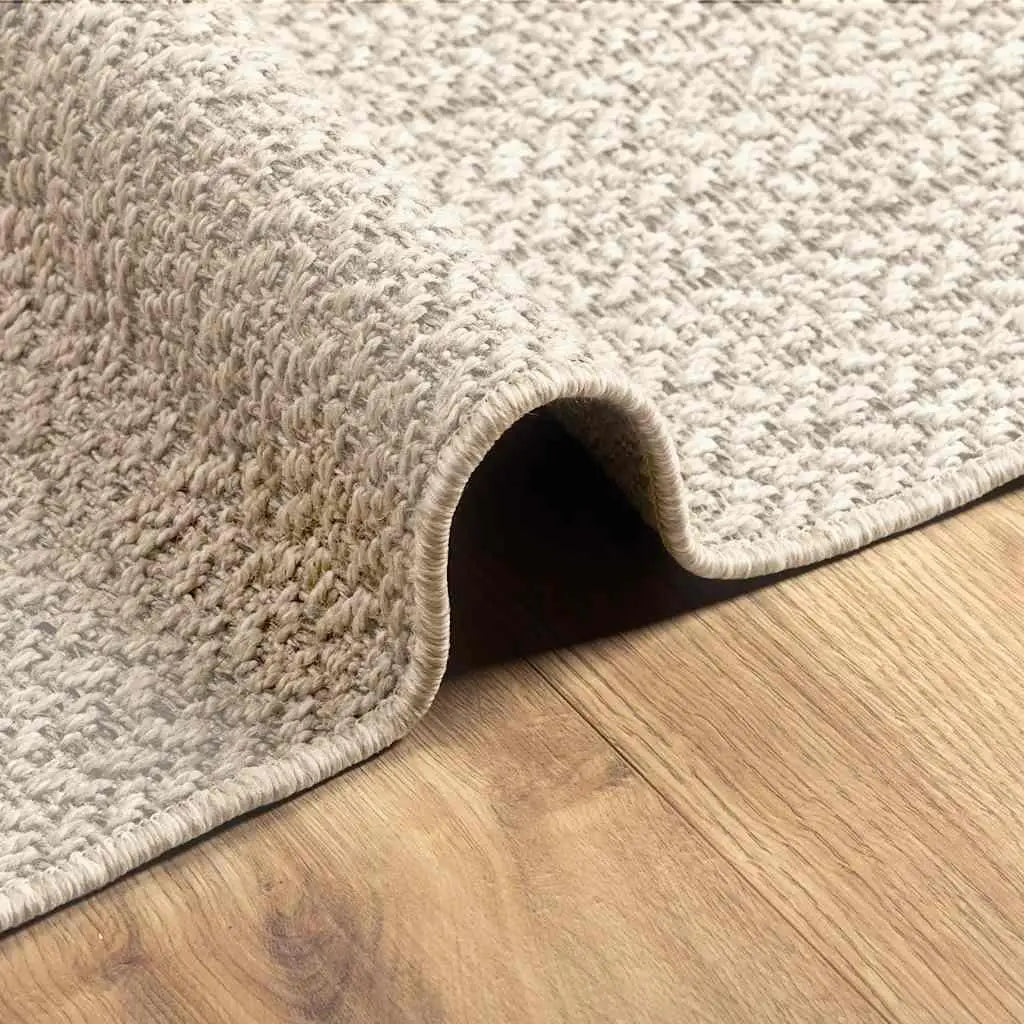 Cream Jute Look 120x120 cm