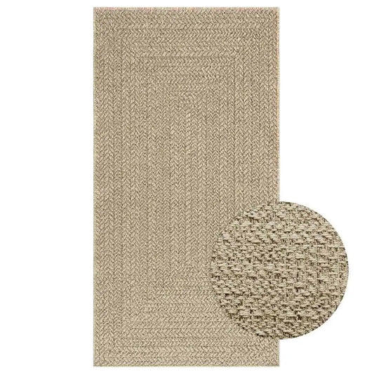 Beige Jute Look Rug 80x150 cm