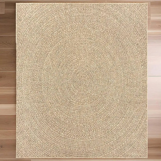 Beige Jute Look Rug 240x340 cm