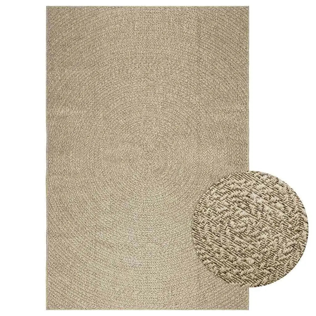 Beige Jute Look Rug 160x230 cm