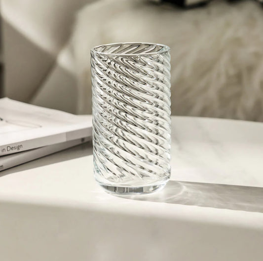 Spiral Glass Tumbler