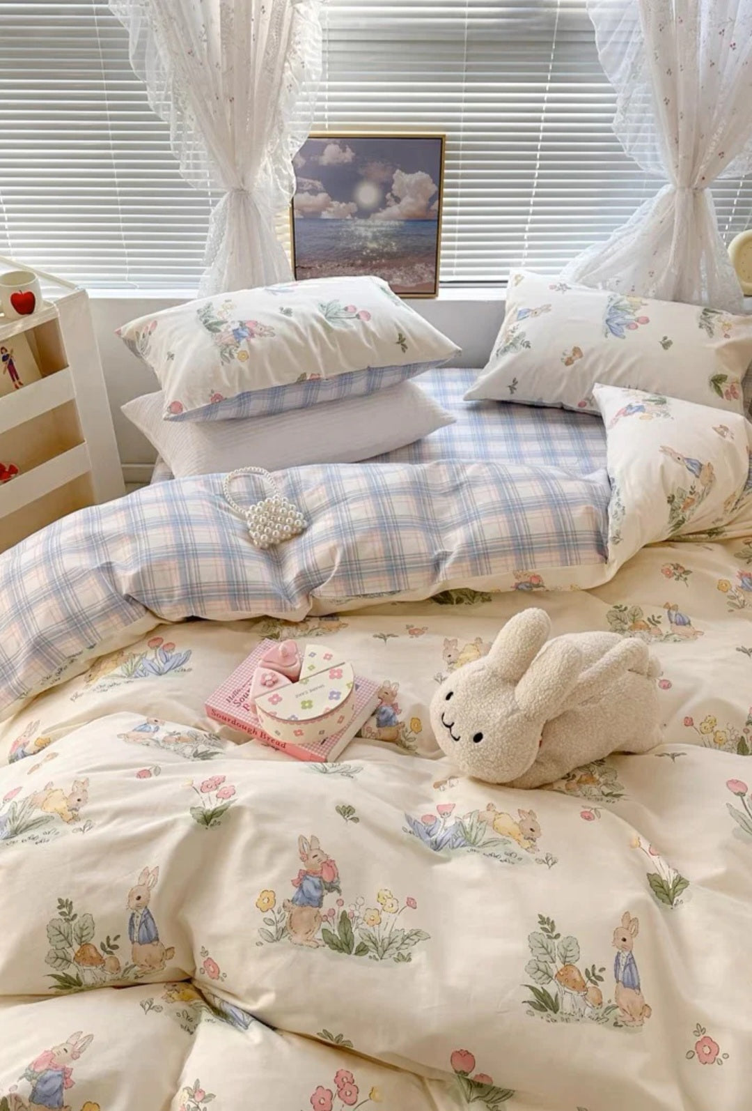 Forest Rabbit Cotton Bedding Set