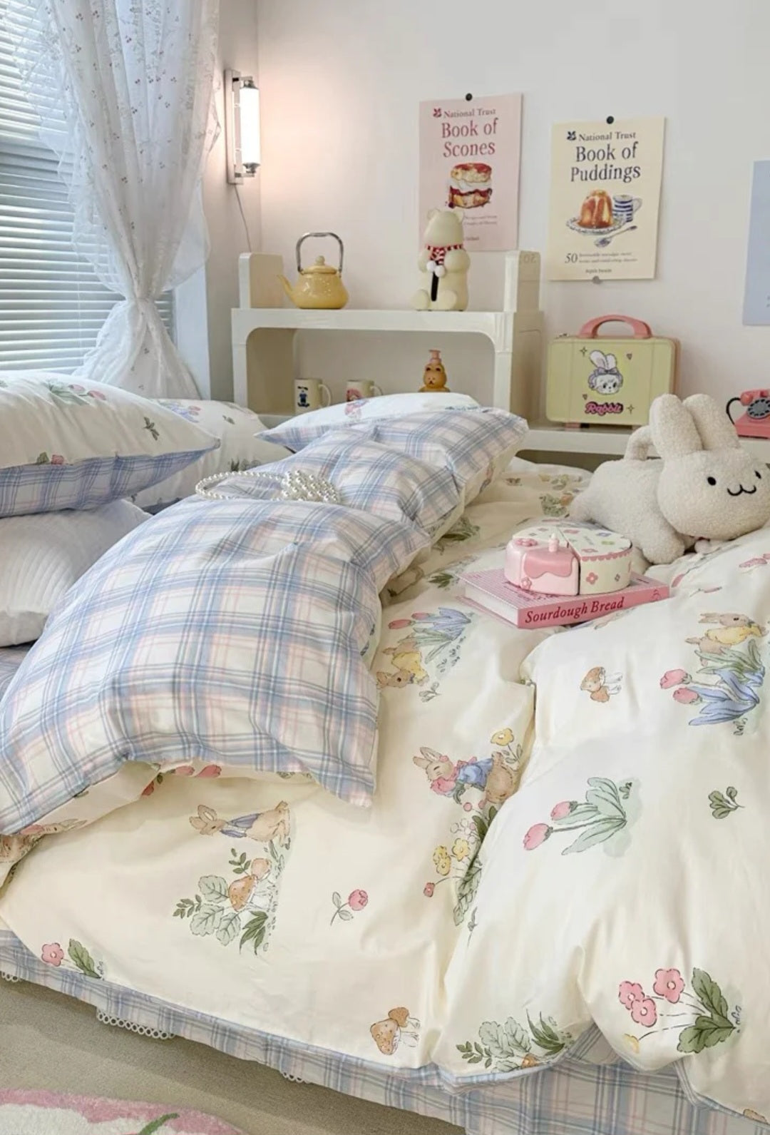 Forest Rabbit Cotton Bedding Set