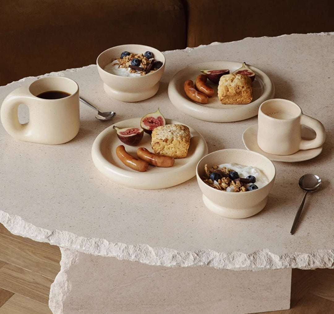 Freyah Ceramic Breakfast Set