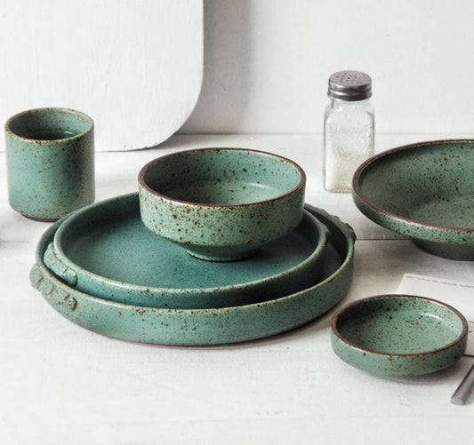 Jade Ceramic Stoneware Dinner Set