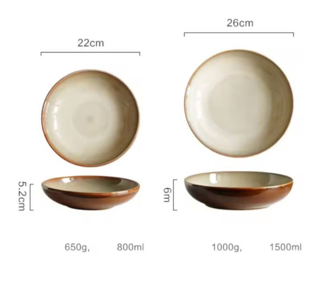 Kiln Fired Ceramic Bowls