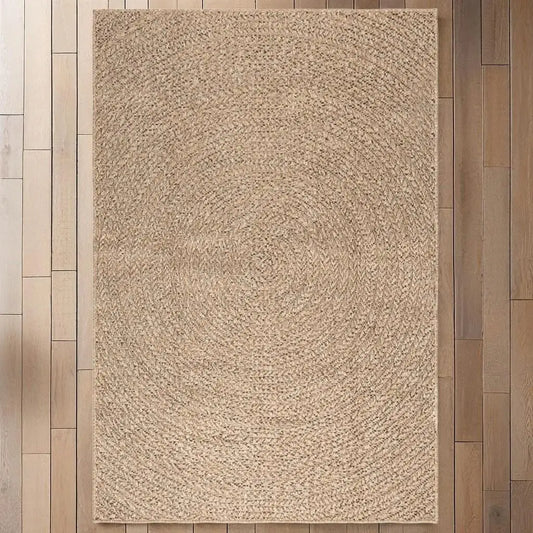 Beige Jute Look Rug 120x170 cm