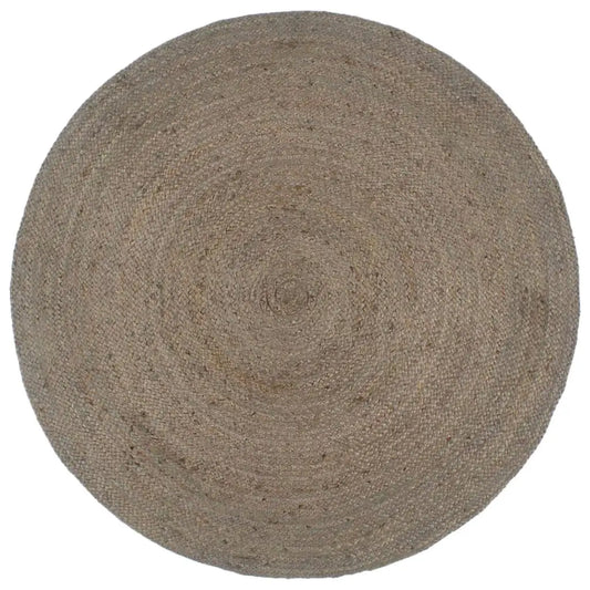 Artisan Grey Jute Round Rug