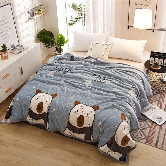 Cute Animals Flannel Blanket