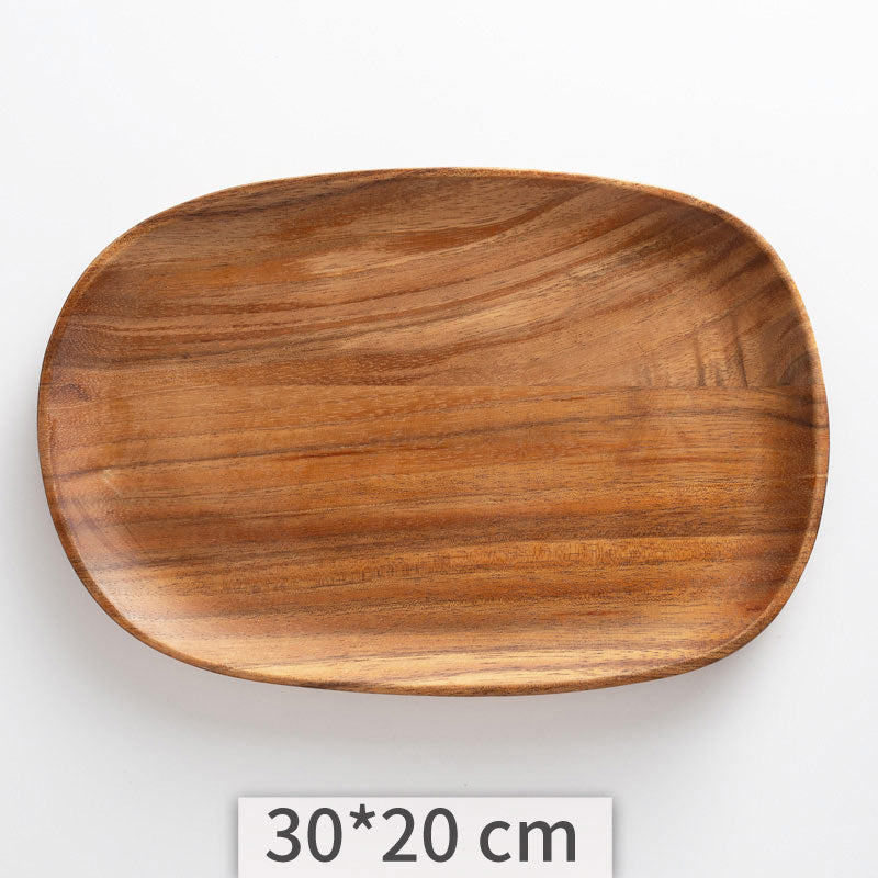 Acacia Wood Irregular Tray