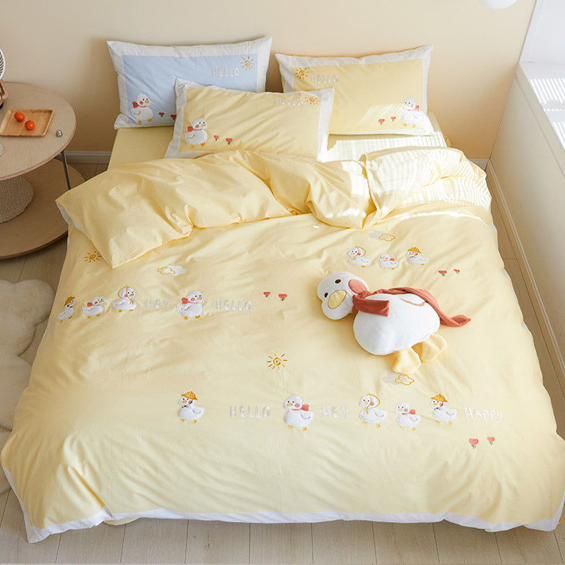 Ducklings Cotton 3 Piece Bedding Set