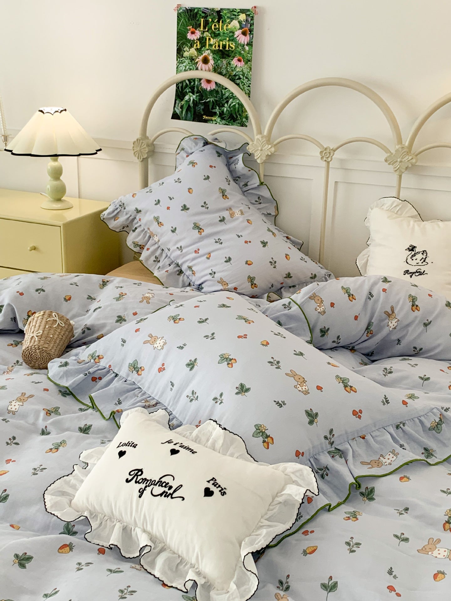 Vintage Cotton Double-layer Yarn Bedding Set