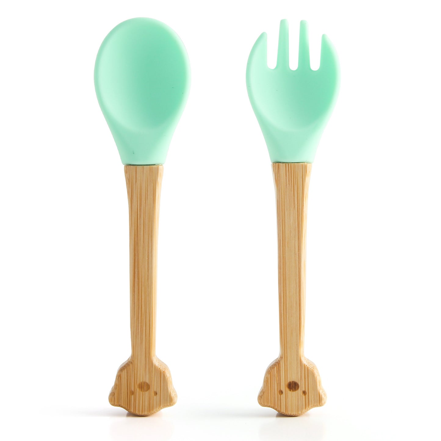 Giraffe&Bear Spoon and Fork Set