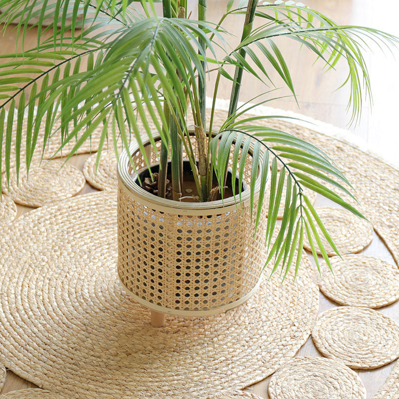 Handmade Woven Bamboo Flower Pot