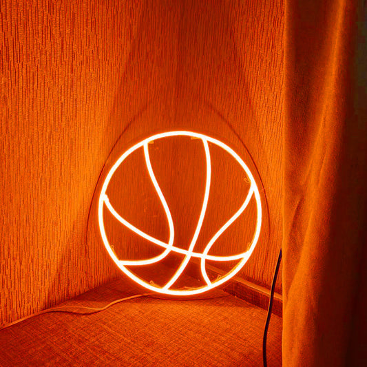 Basketball Orange Neon Light