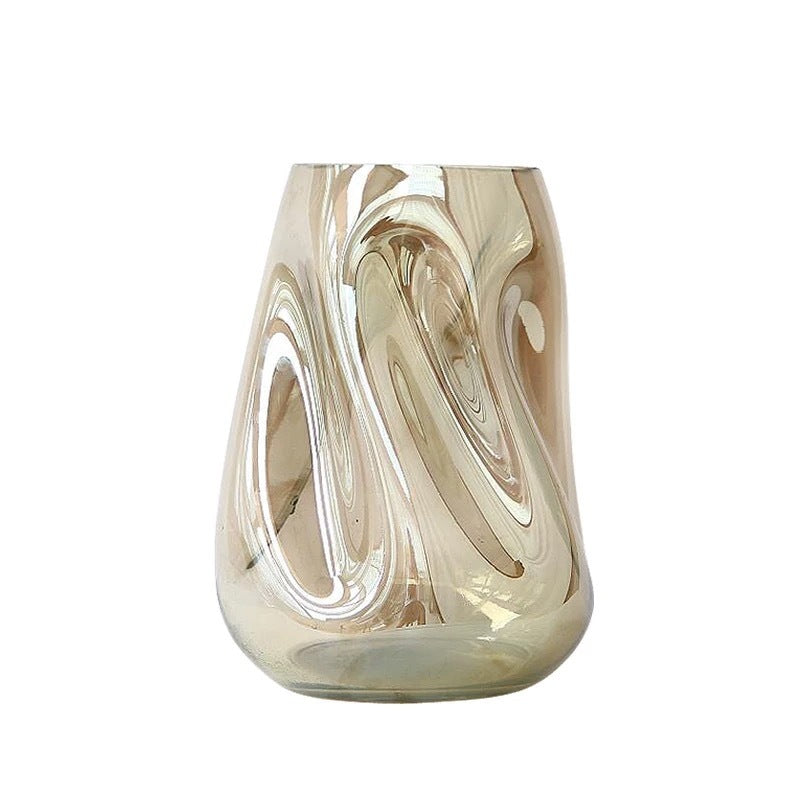 Holographic Irregular Glass Vase