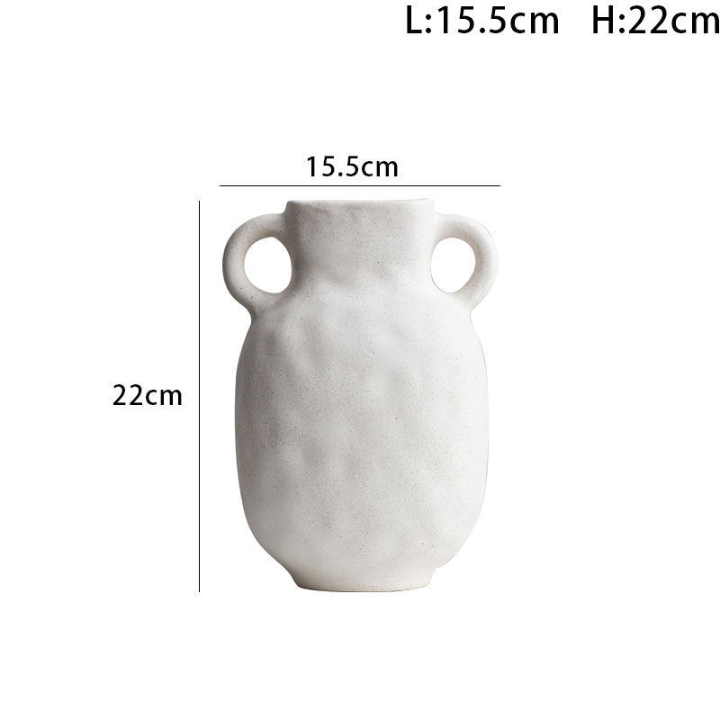 Handmade White Ceramic Vase