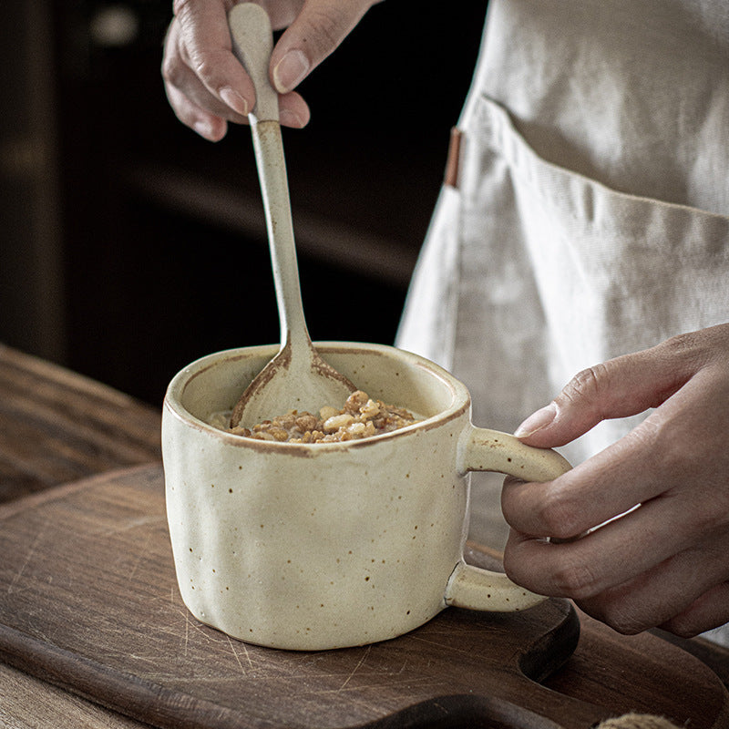 Handmade Ceramic Cream Mug