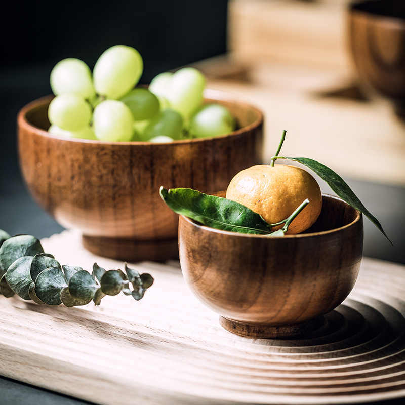 Wooden Japanese Jujube Wooden Bowl