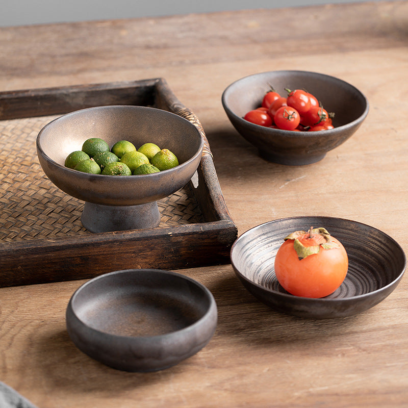 Bronze Effect Vintage Tableware Set