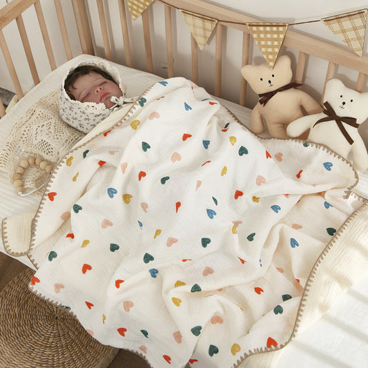 Cotton 4-layer Baby Blanket