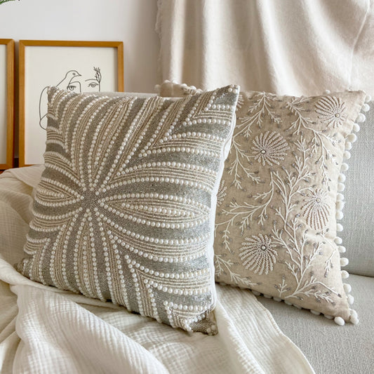 Handmade Beaded Pillowcases