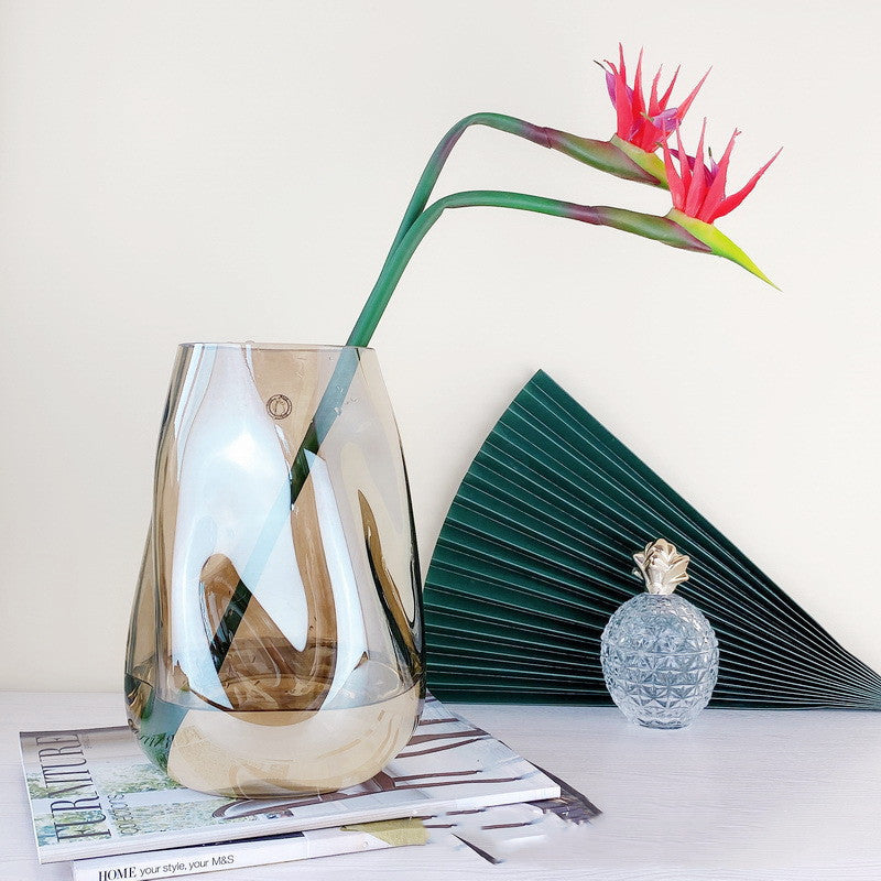 Holographic Irregular Glass Vase