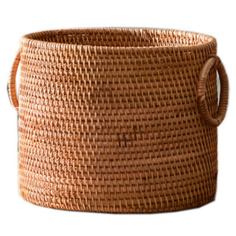 Handwoven Rattan Basket