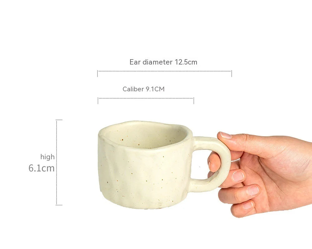 Handmade Ceramic Cream Mug