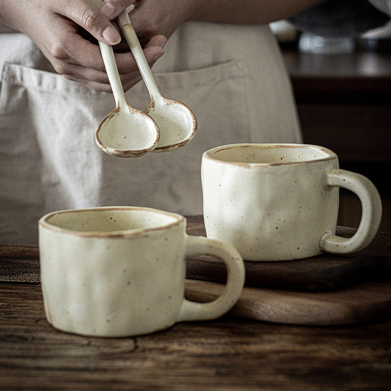 Handmade Ceramic Cream Mug