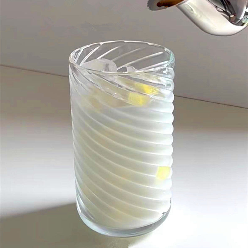 Spiral Glass Tumbler