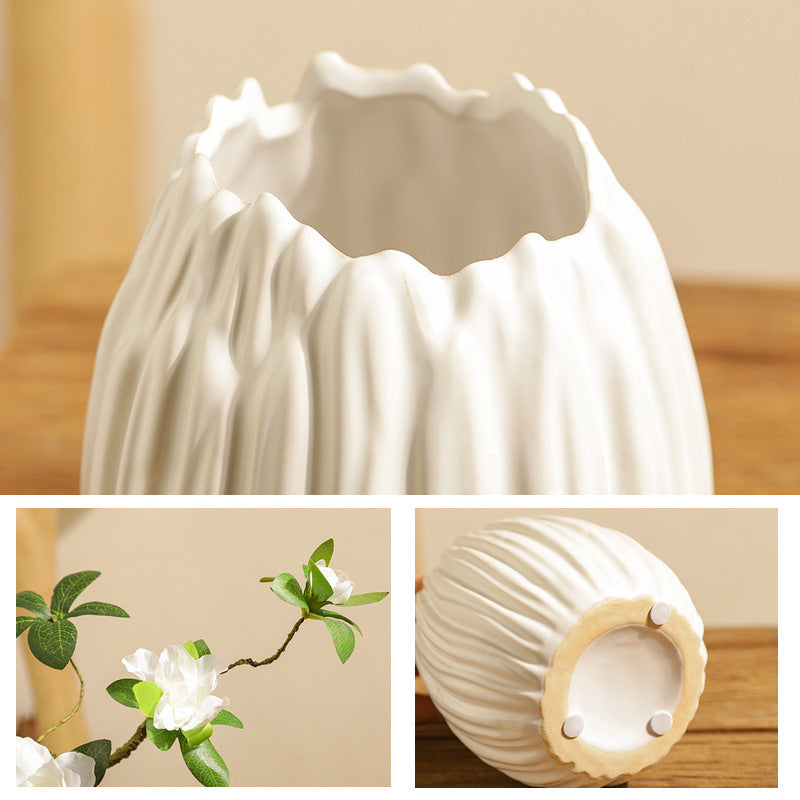 Shell Ceramic Vase