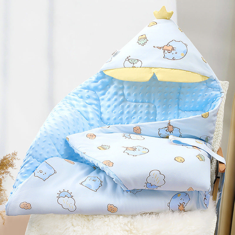 Hooded Cotton Baby Wrapping Cloth